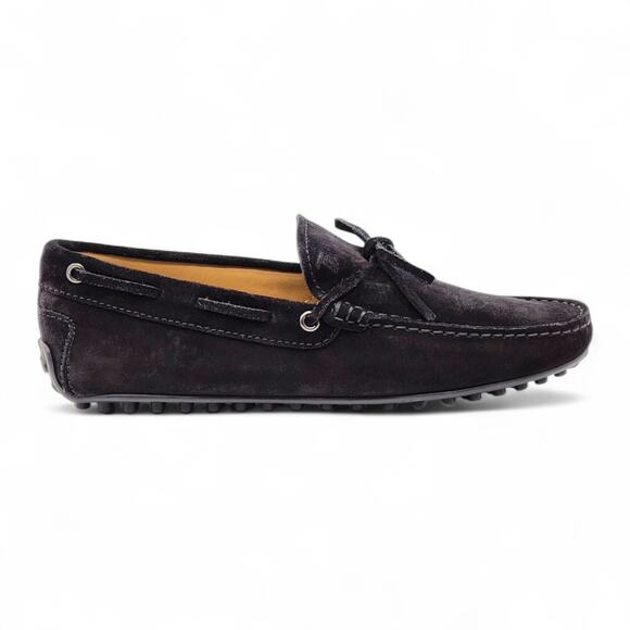 Tod\'s City Gommino Driving Men\'s Suede Loafers Black UK 5.5 US 7 - NWB $695 main image 6